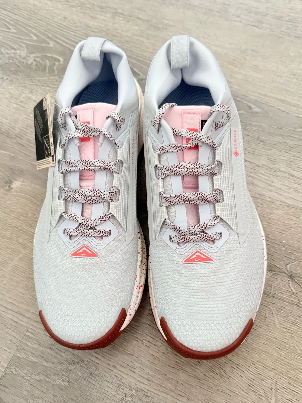 Nike Pegasus Trail 5 GORE-TEX 'Platinum Paint Splatter' Fq0912-007 Size 10.5